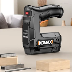 Lithium Battery Electric Nail Gun for Woodworking Electric Stapler Nail Tacker for Home Upholstery Renovation Power Tool