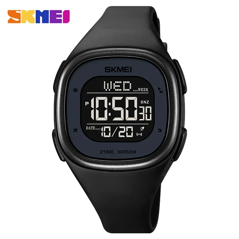 

SKMEI Mens Sport Countdown Wristwatch Military Back Light Digital Stopwatch Watches 2137 Men Date Clock Waterproof reloj hombre