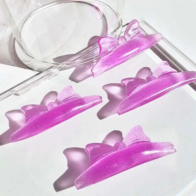 3/5 Pairs Eyelash Lifting Kit Glitter Bow Silicone Lamination Pad Reusable Eyelash Perm Rods 3d Eyelash Curler Accessories Tools