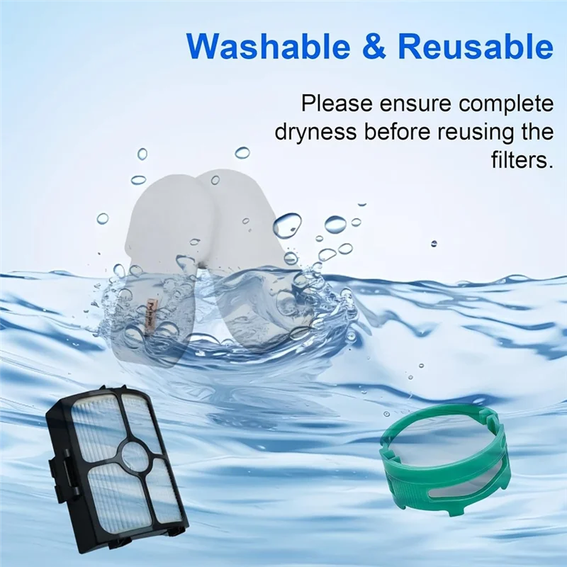 RMWIN-مرشح بديل لسمك القرش HZ3002 HZ3000 ستراتوس أجزاء مكنسة عصا حبالي خفيفة مع خرطوشة تحيد الرائحة #6