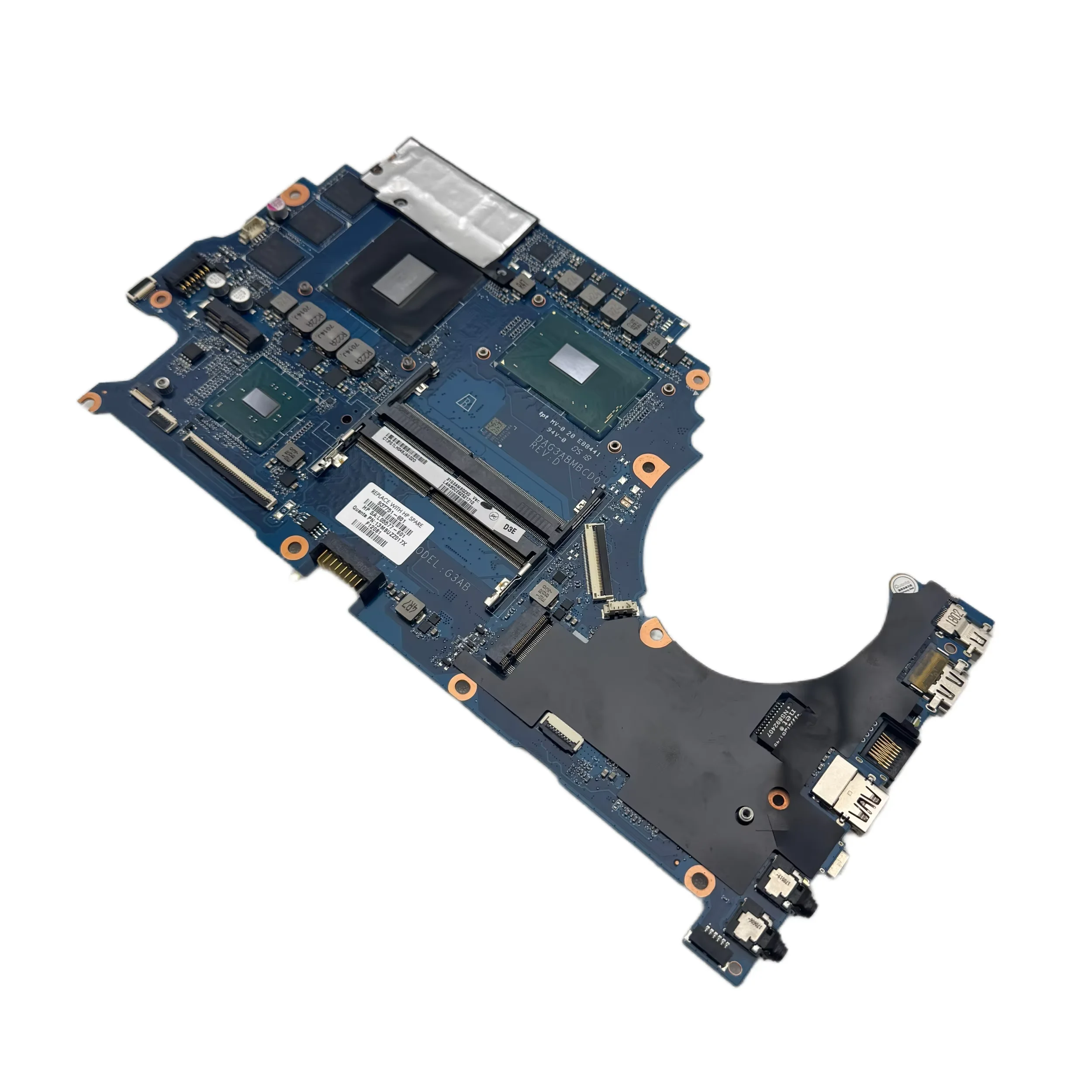 Para HP Omen 15-CE placa base de computadora portátil con i5-7300HQ i7-7700HQ CPU GTX1060-6GB DDR4 DAG3ABMBCD0 DAG3ABMBCD1 929486-601 937751-601