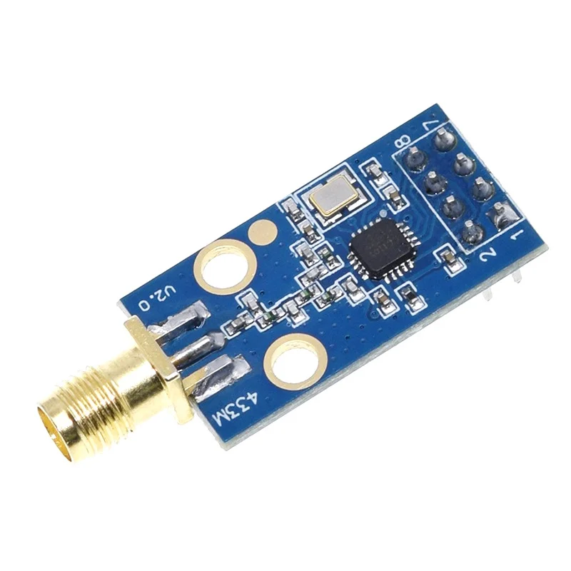 Módulo inalámbrico CC1101 de 433MHz, antena, módulo transceptor inalámbrico, modulación, Control programable, mejora el módulo inalámbrico de señal