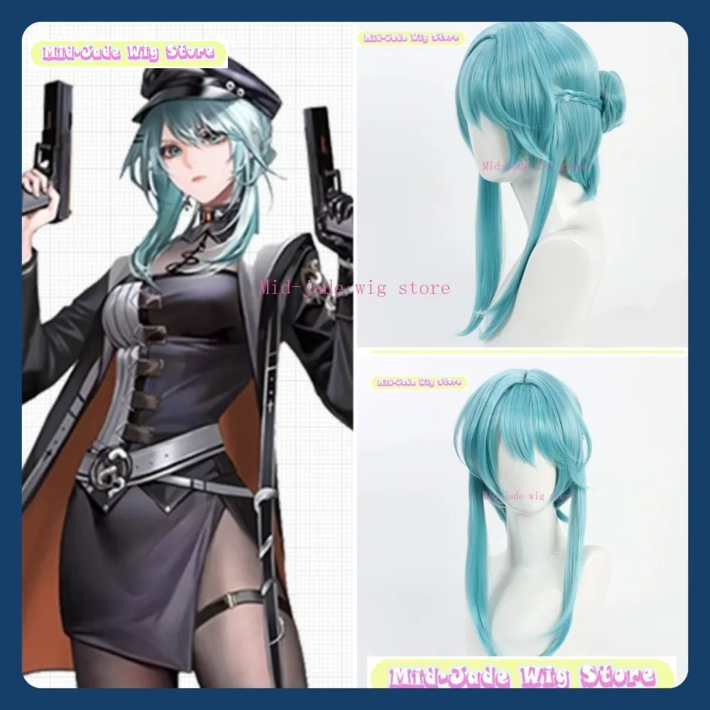 

Mid-jade Wig Store Path To Nowhere Nightingale Cosplay Wig Anime Game Role-playing Halloween Party Performance Synthetic Hair