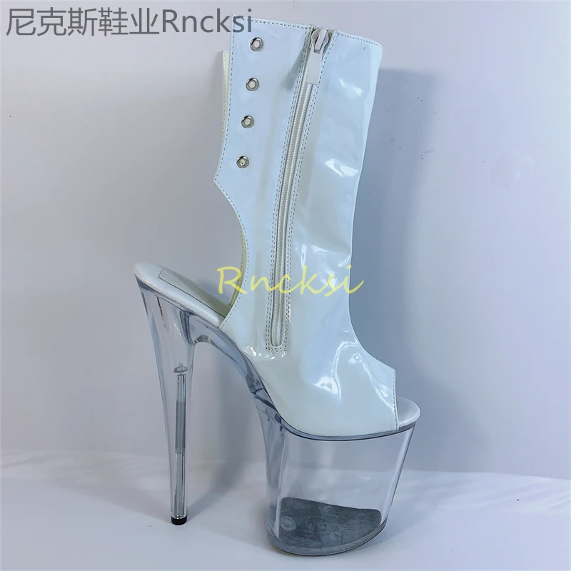 20cm Snake new super high-heeled boots booties trend pole dancing nightclub fashion boots