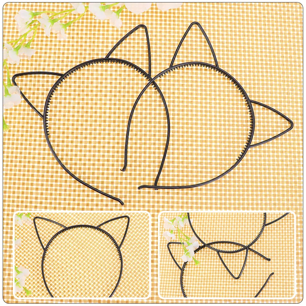 24 Pcs Head Band Cat Ears Headband Hairband Adorable Hoop Cute Cosplay Costume Supply Child