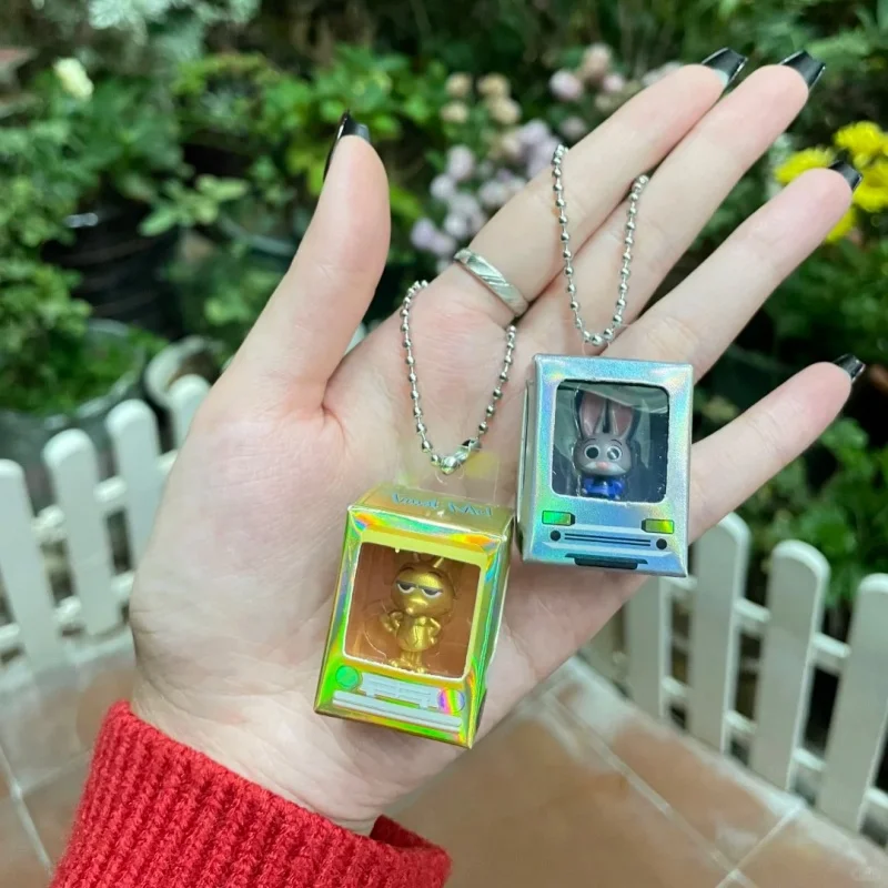 Original Zootopia Mini Figure Blind Box Pendant Kawaii Rabbit Judy Fox Nick Collection Anime Handmade Decoration Model Toy Gift