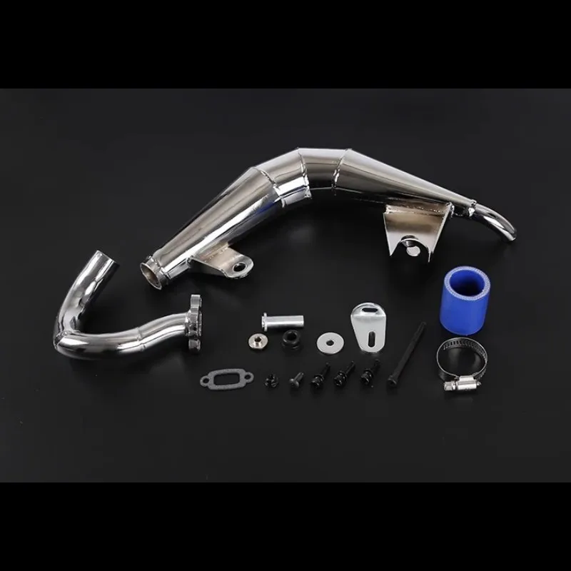 Dominator Power Riser Side Exhaust Pipe Resonance Tube Kit for 1/5 LOSI 5IVE-T