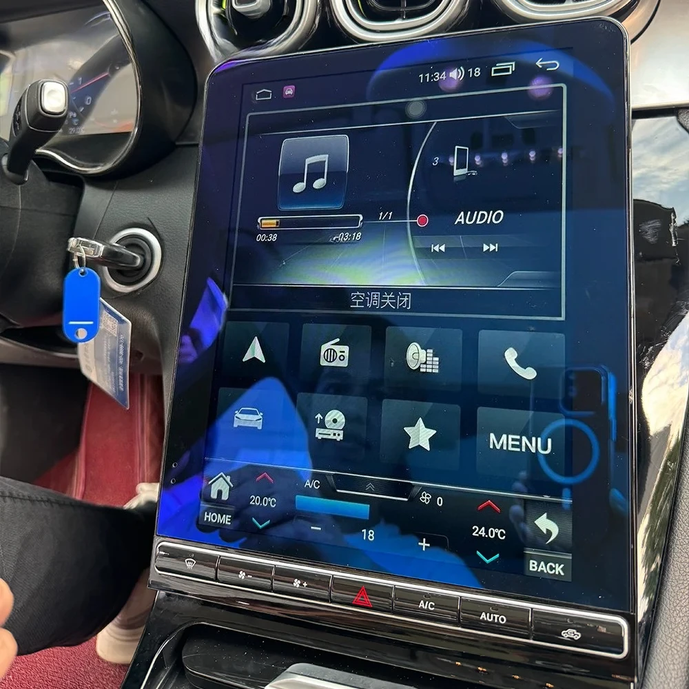 Android Auto Car Radio Carplay For Mercedes Benz GLC X253/C253 C W205 2015-2022 Stereo GPS Navigation 12.1