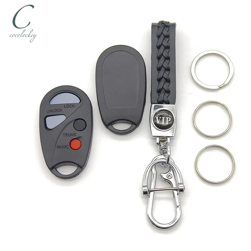

Cocolockey Car Key Shell Housing Fob for 2000-2006 Nissan Sentra Maxima 4Buttons Remote Keys Case Replacement Car Accessories