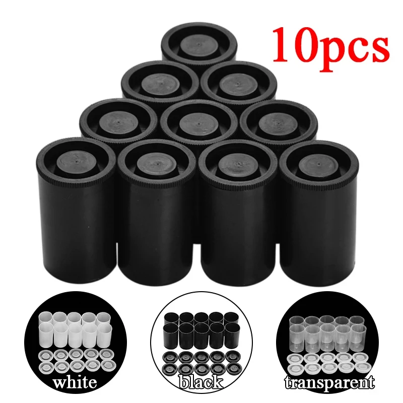 10 Chiếc Đa Năng Bình Rỗng Có Nắp Phim 35Mm Lon Lọ Đựng Sơn Màu Nước Sắc Tố Hộp Bảng Thủ Công DIY