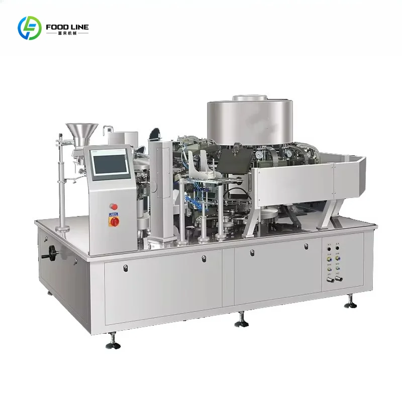 Customized Z-belt Type Automatic Vacuum Packaging Machine For Granular Food