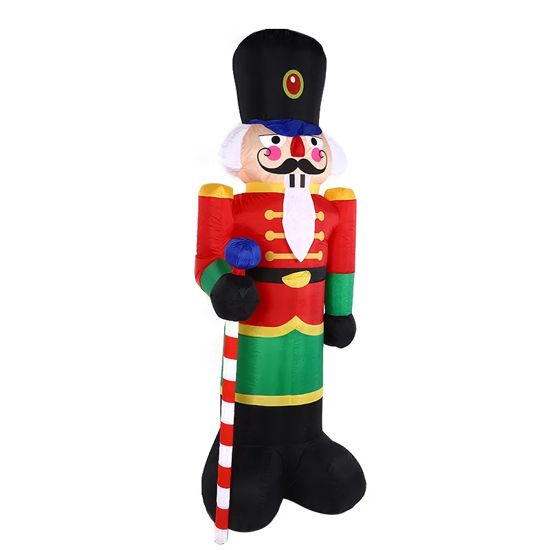 

2.4 meters inflatable soldier Christmas inflatable luminous gas model