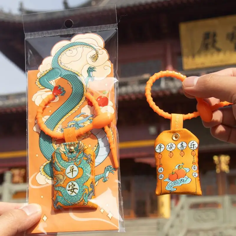 Year Of The Dragon Amulet 2024 Sachet Pouches For Drawers With Strap Scented Dragon Year Lucky Bag Symbol Of Peace Sachet