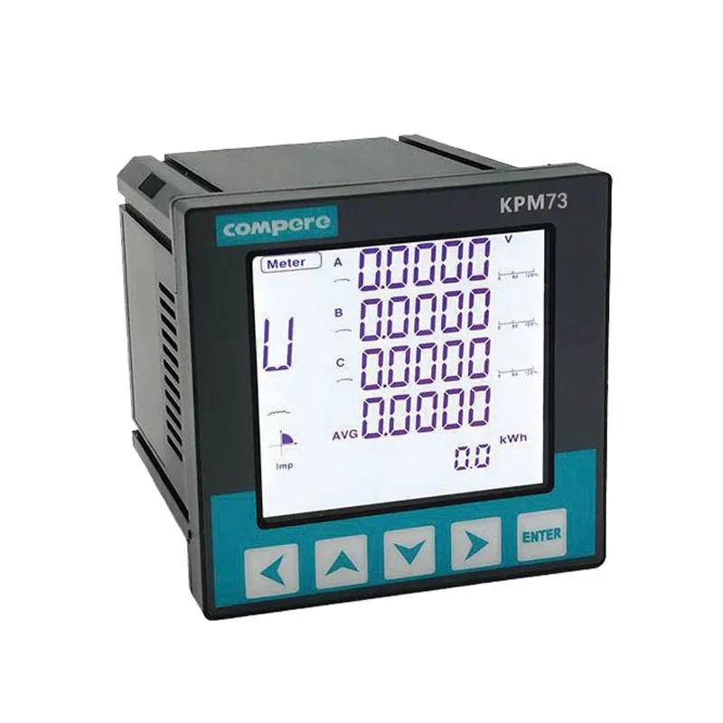 Modbus RS585 Panel Power Meter 3 Phase Full Electric Parameter Monitoring Digital Meter Power Analyser