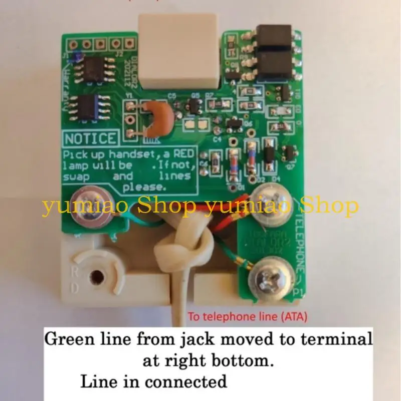 587B Dials Type Old Telephone To Double Tone Multiple Frequency DTMF Converter For Networking Fiber Telephone