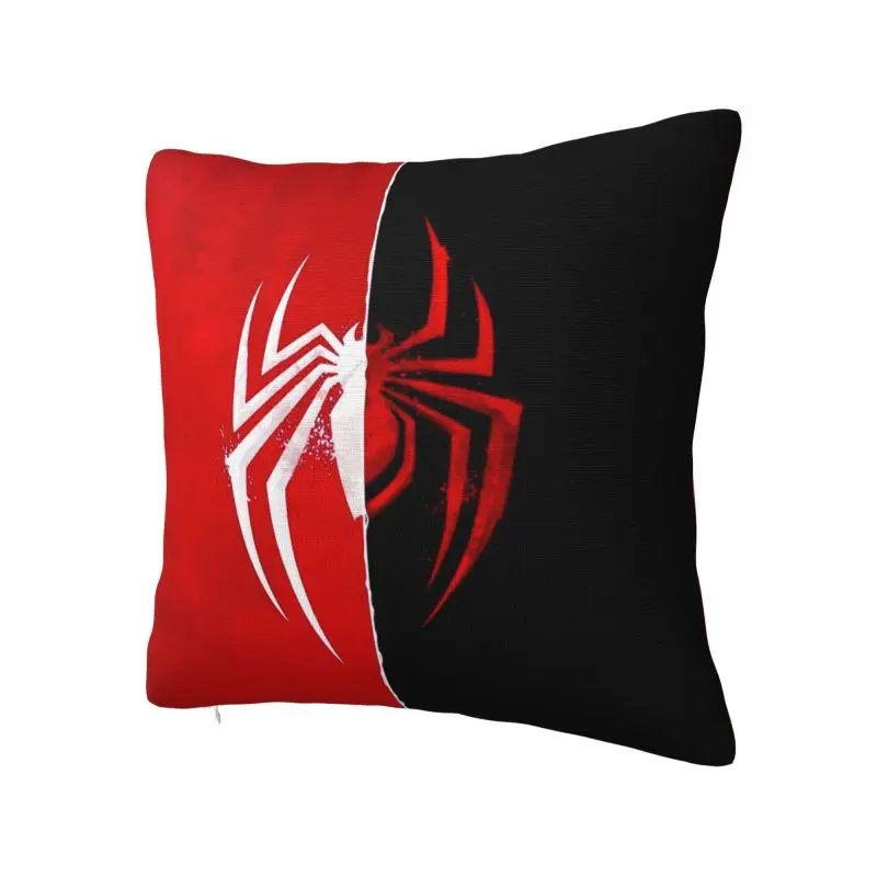 Custom Spider Man Throw Pillow Case 40*40cm for Sofa Cushion Cover Square Polyester Pillowcase Double-sided Printing