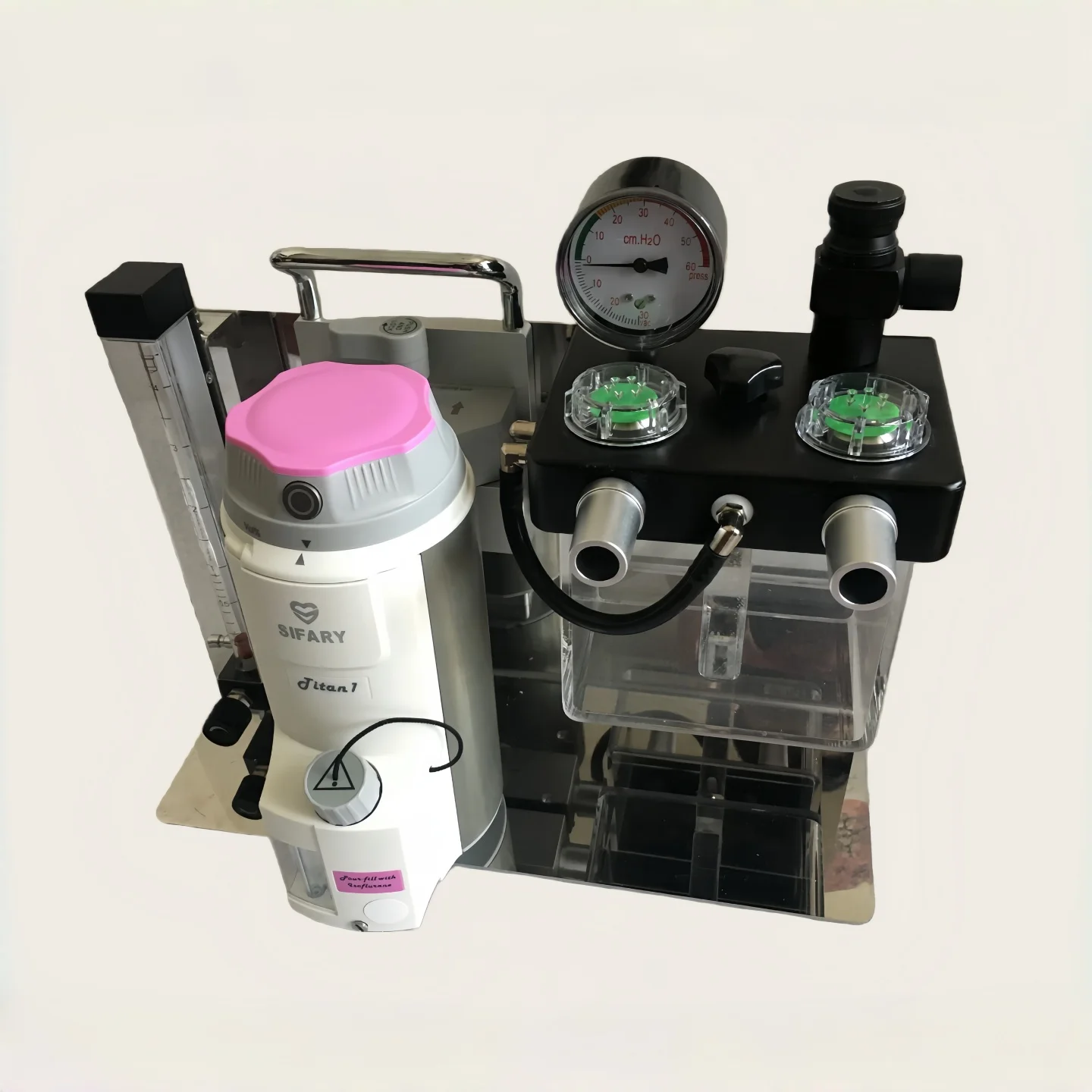SIFARY Titan 1 Portable Veterinary Anesthesia Machine with Isoflurane Vaporizer for Dogs, Cats, and Small Animals