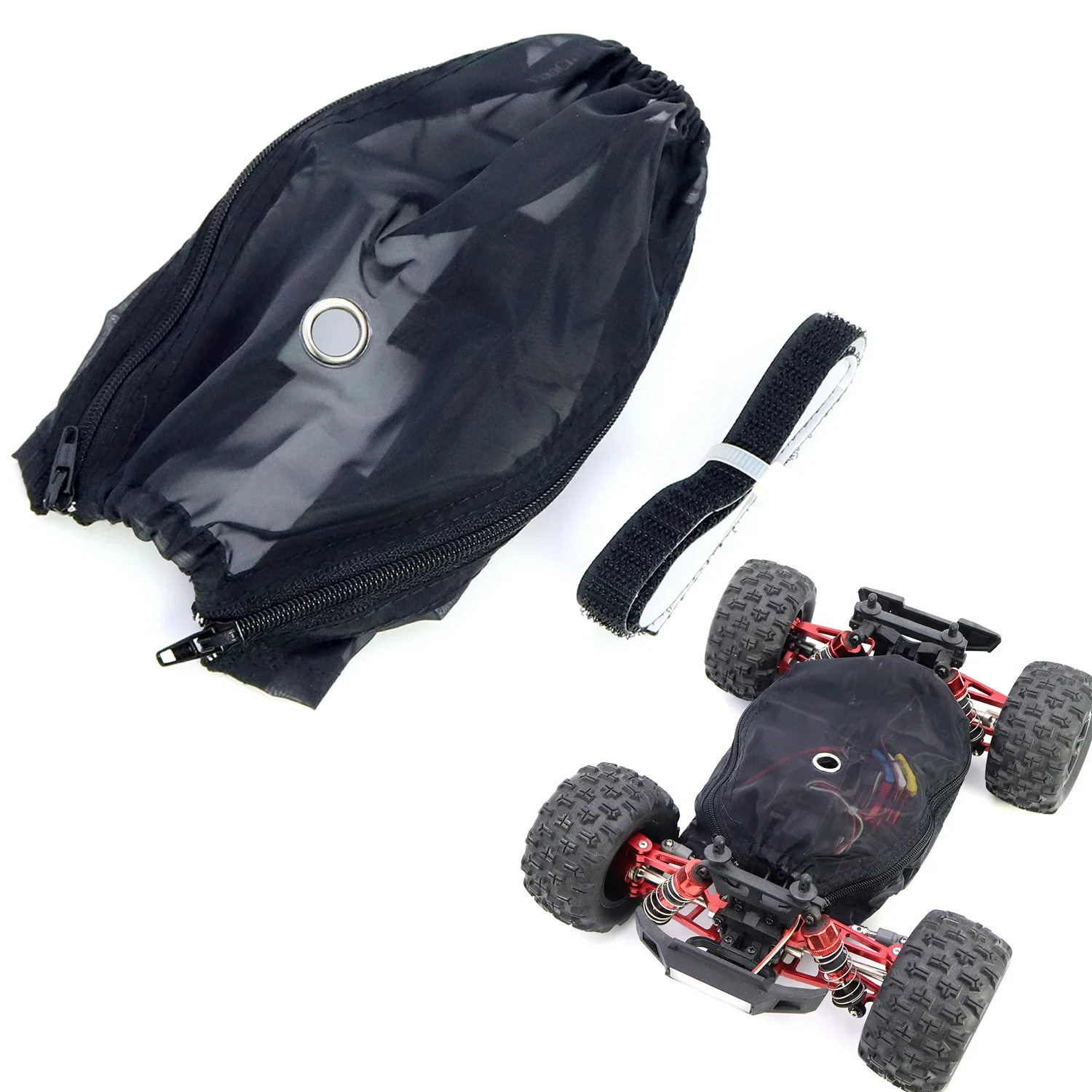 Waterproof Zipper Dust Cover for MJX 1/14 Hyper Go 14301 14302 14211 RC Car Chassis Protection Durable Upgrade Accessory