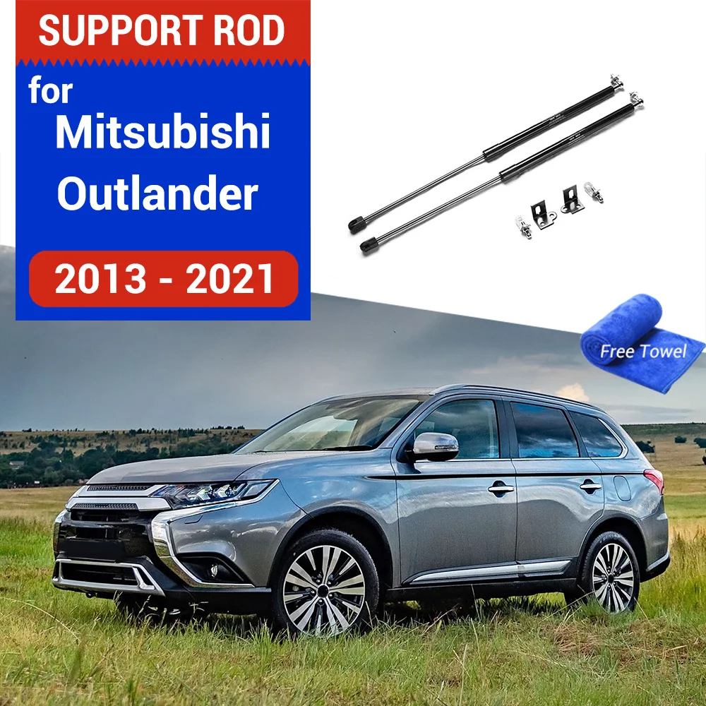 For Mitsubishi Outlander 2013-2018 Front Hood Engine Supporting Hydraulic rod Lift Strut Spring Shock Bars Bracket