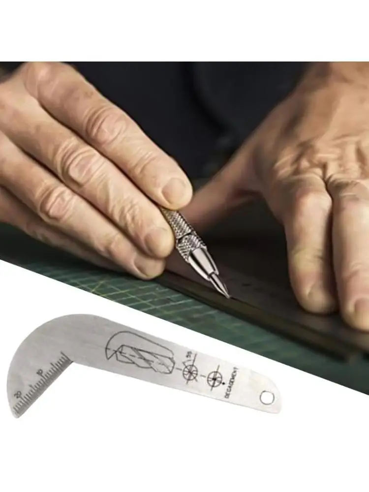 

652F Professional Drill Bit Measuring Tool for Accurate 118Degree Angles Assessment