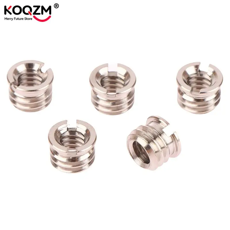 5Pcs Camera Screw Nut 1/4 To 3/8 Inch Convert Screws Standard Adapter Screw Quick Release Screw Tripod Mount Adapter Screw