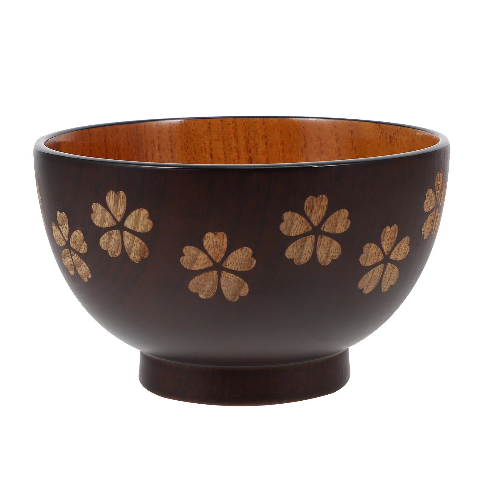 

Cherry Blossom Wood Bowls for Ramen Salad Serving Eco Friendly Food Grade Material Housewarming Gift Kitchen