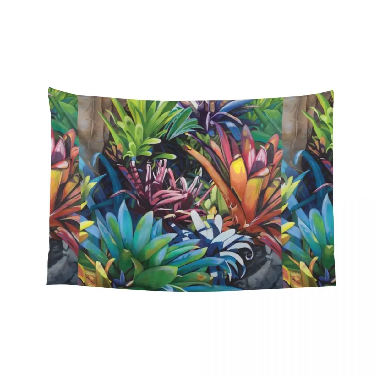 

Bromeliad Oasis 2 Tapestry Carpet Wall Aesthetic Room Decors Aesthetic Room Decor Korean Tapestry