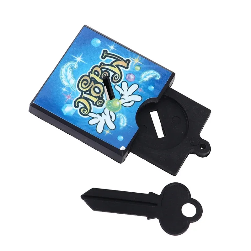 الدعائم السحرية مفتاح من خلال العملات المعدنية مفتاح من خلال صندوق لعبة سحرية لعبة الشارع السحرية المبتكرة #5