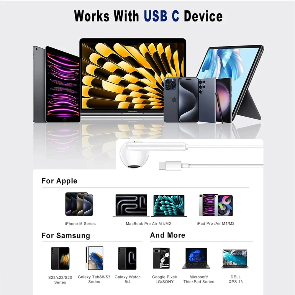 الأصلي سماعات لابل آيفون 17 16 15 برو ماكس 14 13 12 11 USB-C البرق 3.5 مللي متر السلكية سماعة X 6 7 8 ملحقات الهاتف