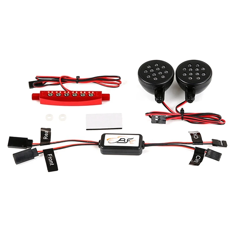 Voor- en achterlichtlamp met controller voor Hpi Rovan Km Baja 5B 1/5 RC auto-upgradeonderdelen