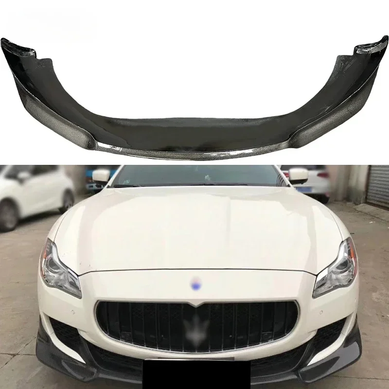 

Quattroporte Carbon Fiber Front Lip Spoiler Front Bumper Lip For Maserati Quattroporte 2013-2016