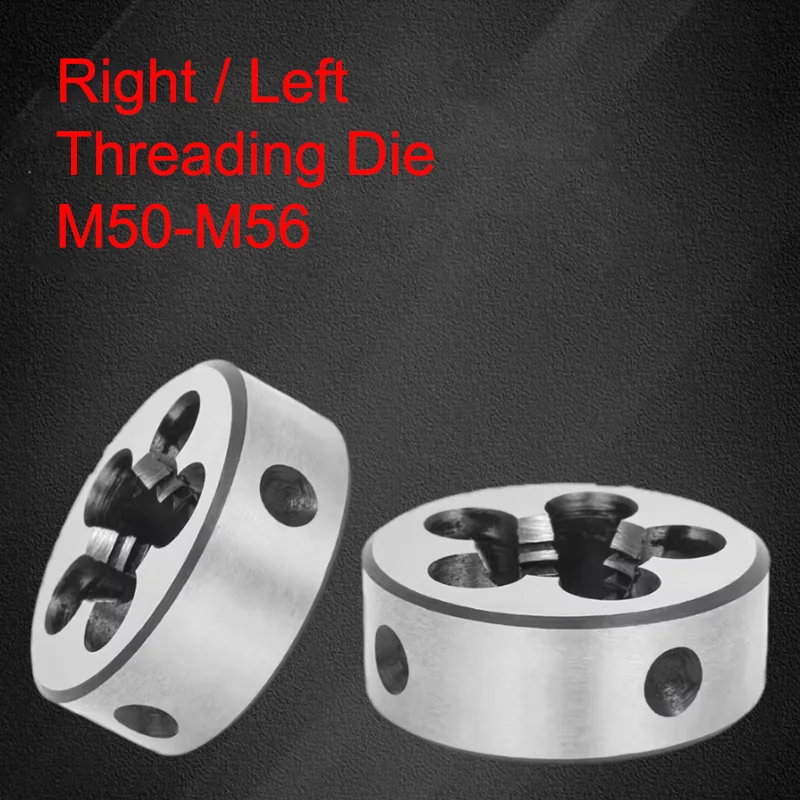 YRFL Thread Die Right Hand Metric Round Die HSS Threading Die Metal Cutting Tools M50 M52 M53 M54 M55 M56 M58 M59