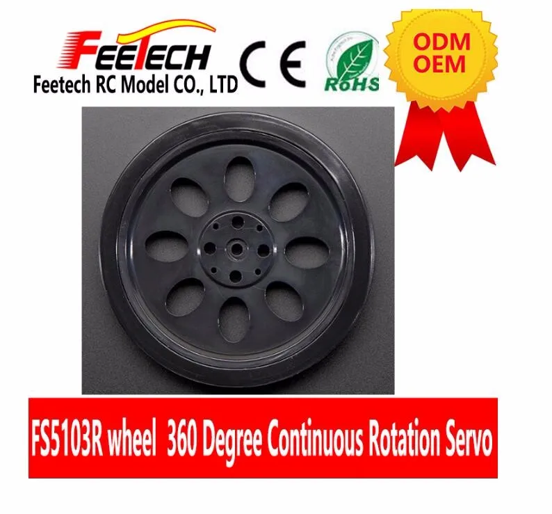 2 Stück Feetech FS5103R 6V 3kg. Cm 360° kontinuierliche Rotation Kernmotor Servo für Rc Auto Spielzeug Fahrzeuge Modell/und Rc Auto mit Rad