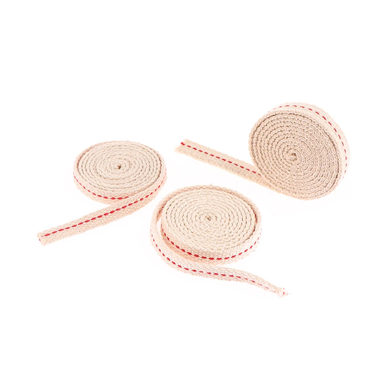 1Meter Kerosene Lamp Wick Braided Cotton Wick Flat Cotton Oil Lamp Wick For Oil Lamp 8/10/12mm