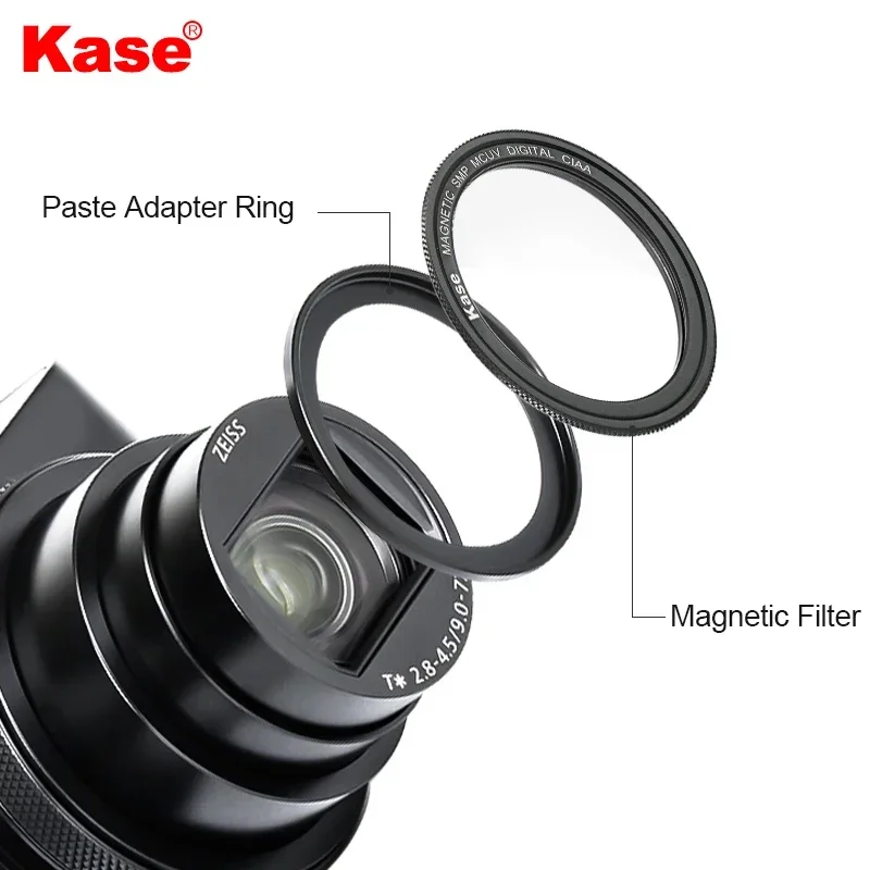 Kase Wolverine Magnetic UV CPL ND Black Mist 1/4 Filtr z adapterem do Sony ZV-1 / RX100 VII VI V III I / Ricoh GR II III /G7X — zdjęcie produktu 2