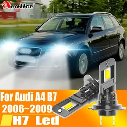 2pcs High Power H7 Led Headlight Canbus No Error H18 Car Bulb 6000K White Light Moto Diode Lamp 12v 55w For Audi A4 B7 2006~2009