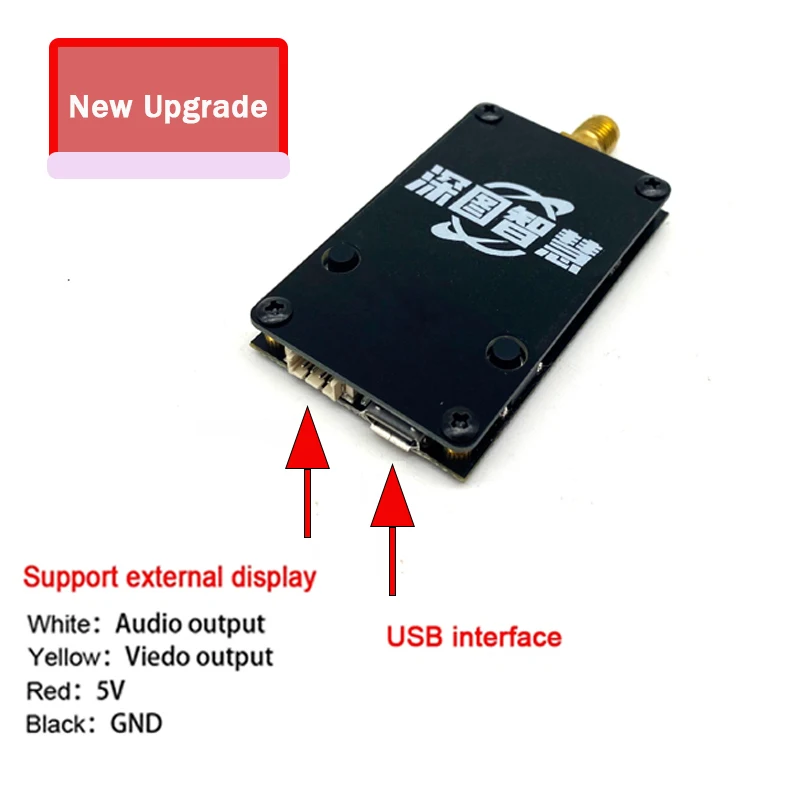 

FPV OTG 5,8G 56CH аудиоприемник для телефона, планшета, Android, мобильного UVC, карта видеозахвата, запасная часть для радиоуправляемого дрона, умный передатчик