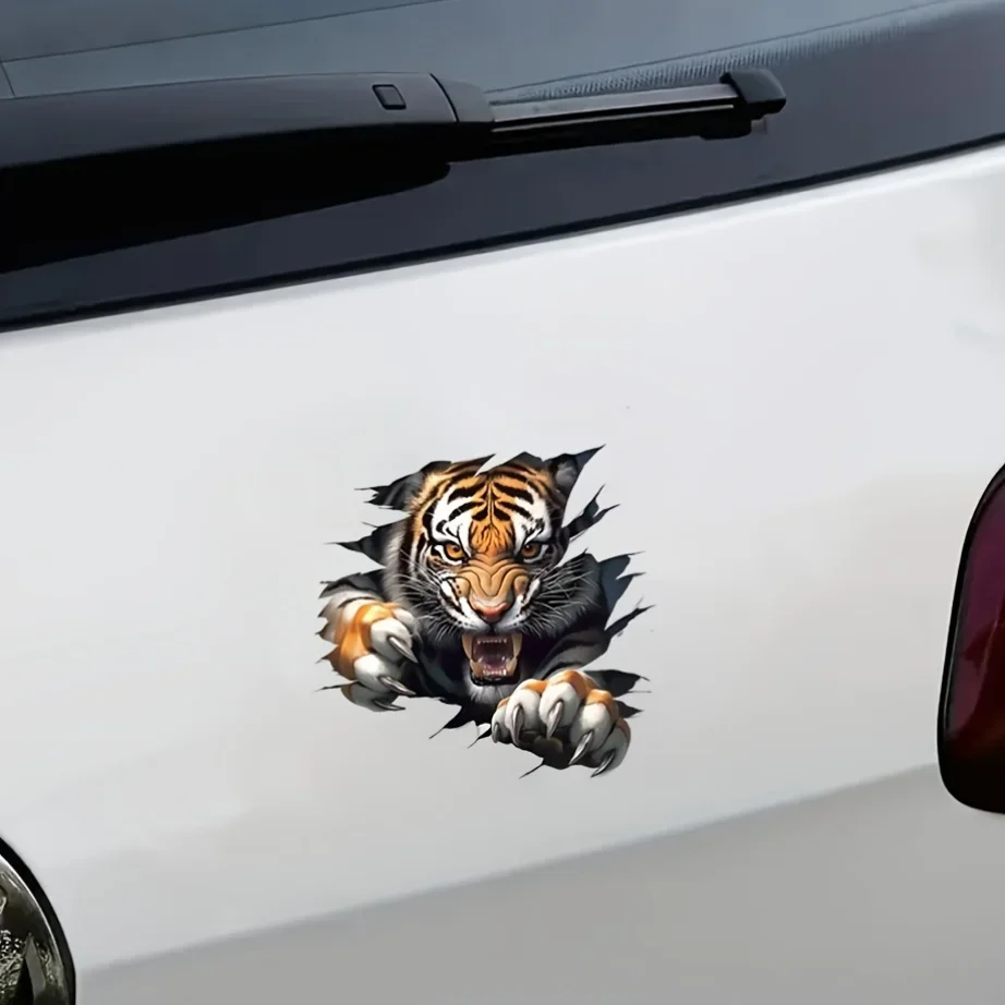 1pc Tiger Vinyl Stickers Decals Waterproof for Car Moto Phone Laptop Bottle Truck Window Unique Art Decor Gift Accessories
