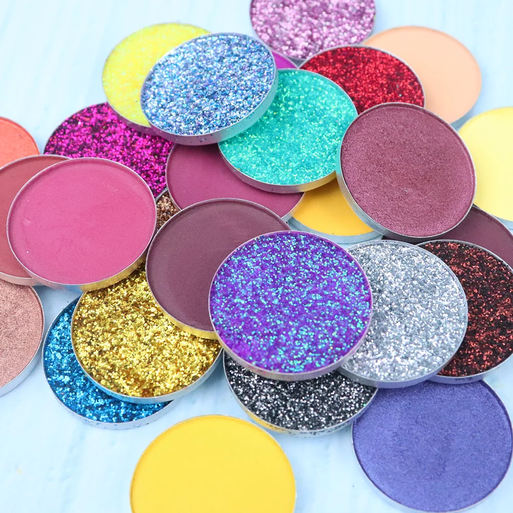 Private Label DIY Eyeshadow 12-Color Custom Logo High Pigmented Shimmer Matte Glitter Luminous Long Lasting Makeup Wholesale 3 * 4