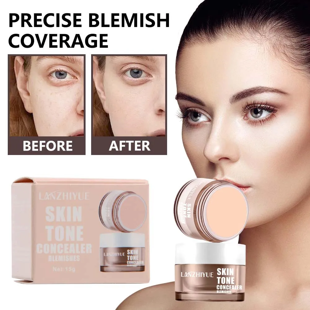 タトゥーやそばかすをカバーする6色コンシーラー、くま、ニキビ跡、顔のニキビをカバーするファンデーションクリーム、ウォータープルーフメイクアップ