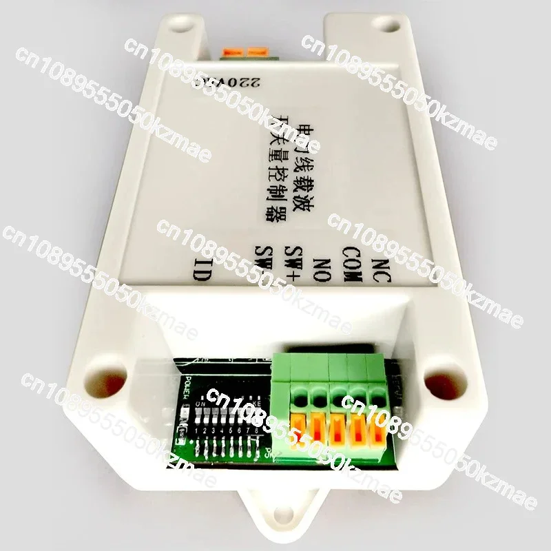 Power line communication PLC switch module, 220V to 24V AC/DC carrier, smart home industrial control relay dry touchpoint output