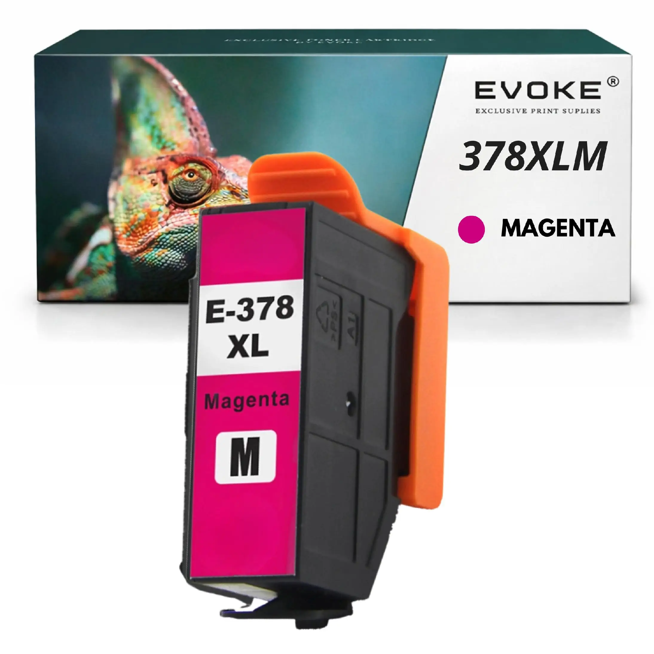 Evoke Compatibele Inkt voor Epson 378 XL 378XL T3793 T-3793 Magenta Xp-15000 Exp Photo Xp-8505 8500
