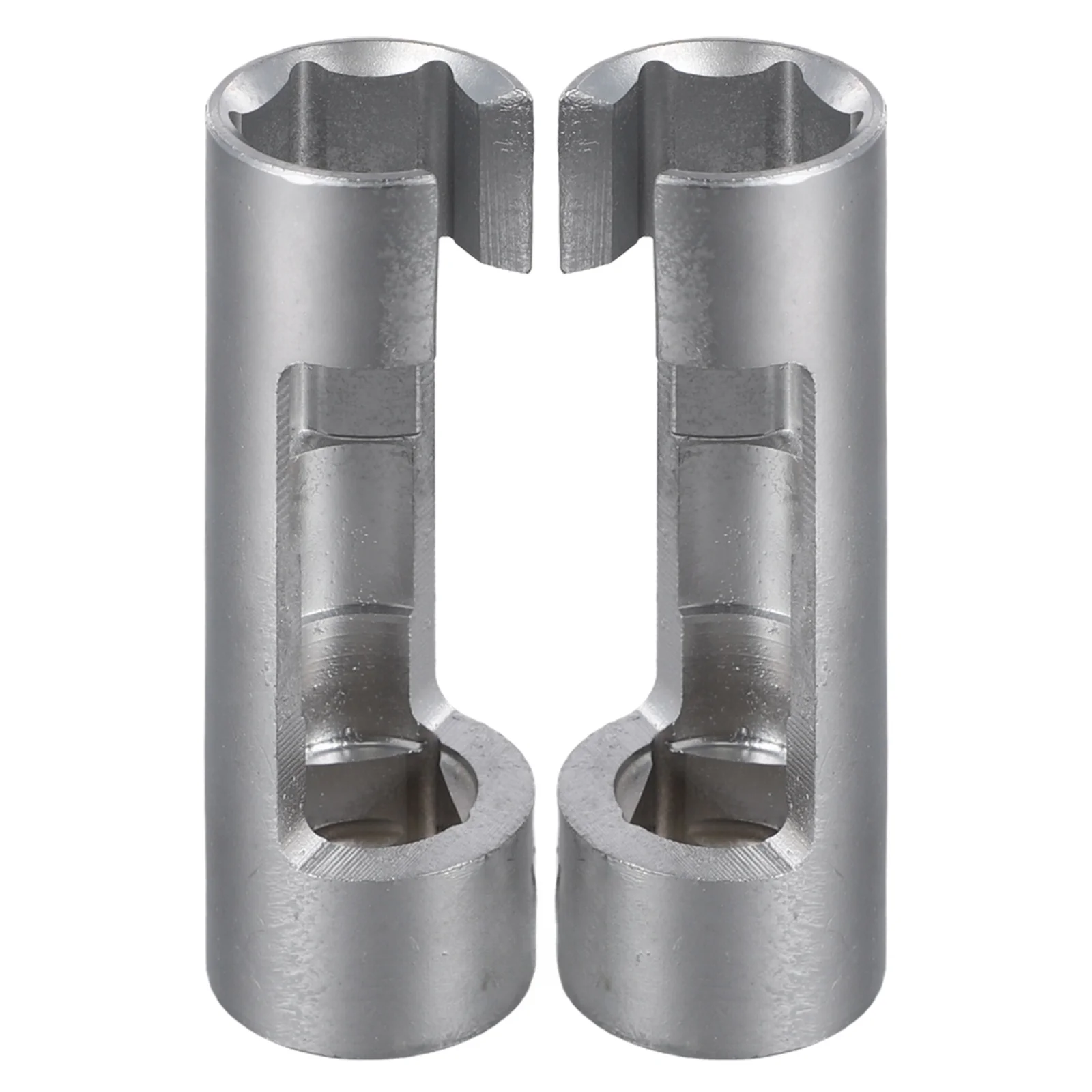 Sliver Diesel Injector Wrench Diesel Injector Removal Tool Injector Pipe Spanner 12.5mm Drive Connection Metal Construction