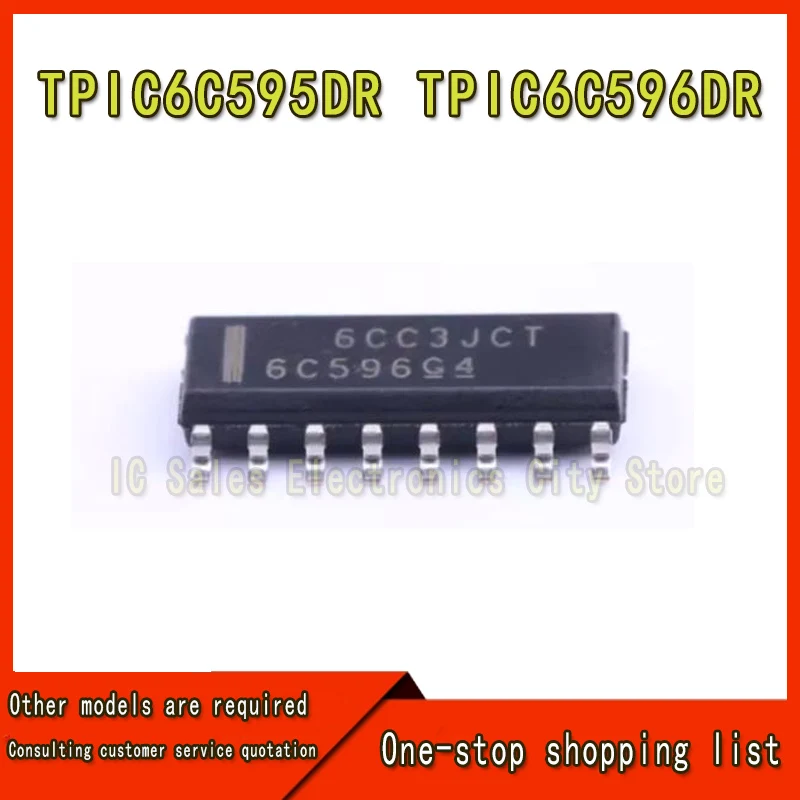 (10piece)100% New TPIC6C595 TPIC6C595DRG4 6C959 TPIC6C596 TPIC6C596DR 6C596 sop-16 Chipset