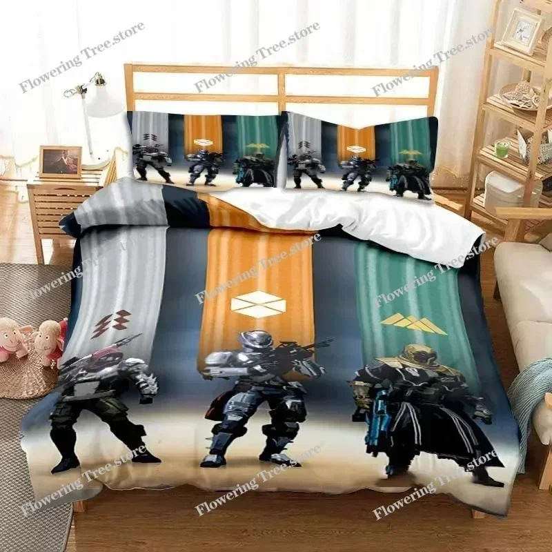 3D Printed Game Destiny Bedding Set Duvet Cover Bedroom Comforter Covers Single Twin King Size Quilt Cover Home Textile029
