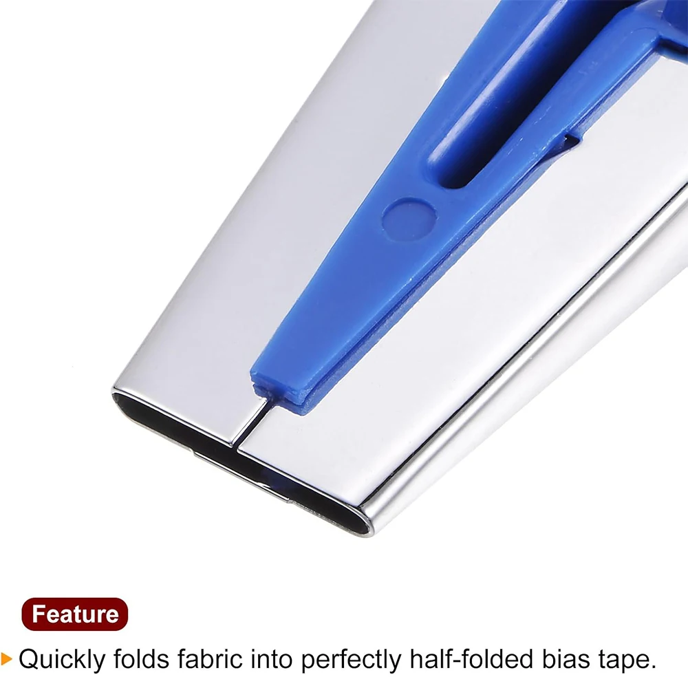 6mm 9mm 12mm 18mm 25mm Single Double Fold Fabric Bias Binding Maker Tool For Fabric Quilting Craft DIY Patchwork Sewing Tool