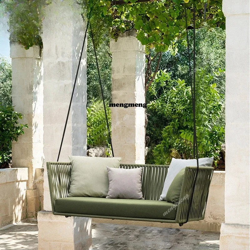 F182 Indoors Advanced Patio Swings Modern Outdoor Garden Comfortable Patio Swings Leisure Balcony Outdoor Furniture Columpiar