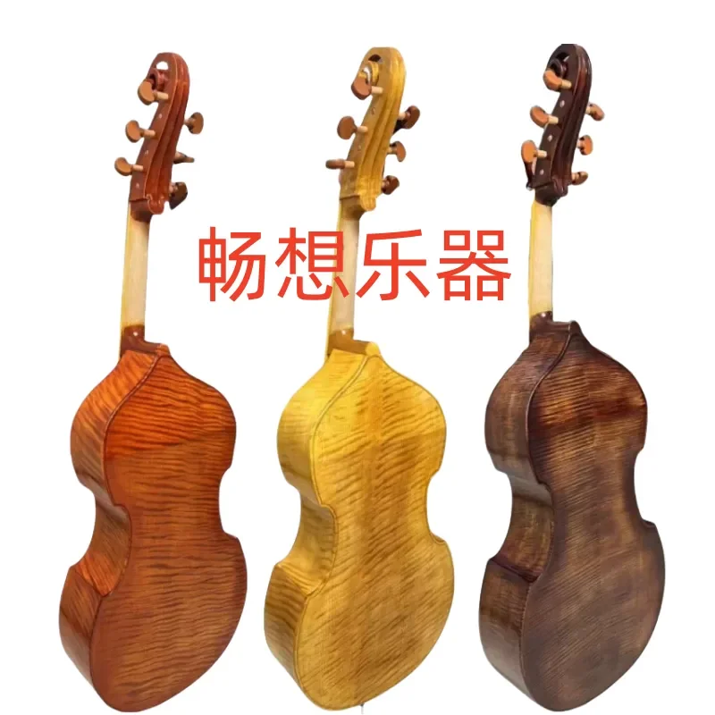 Profession song maestro 6 string viola da gamba,Flame Whole back