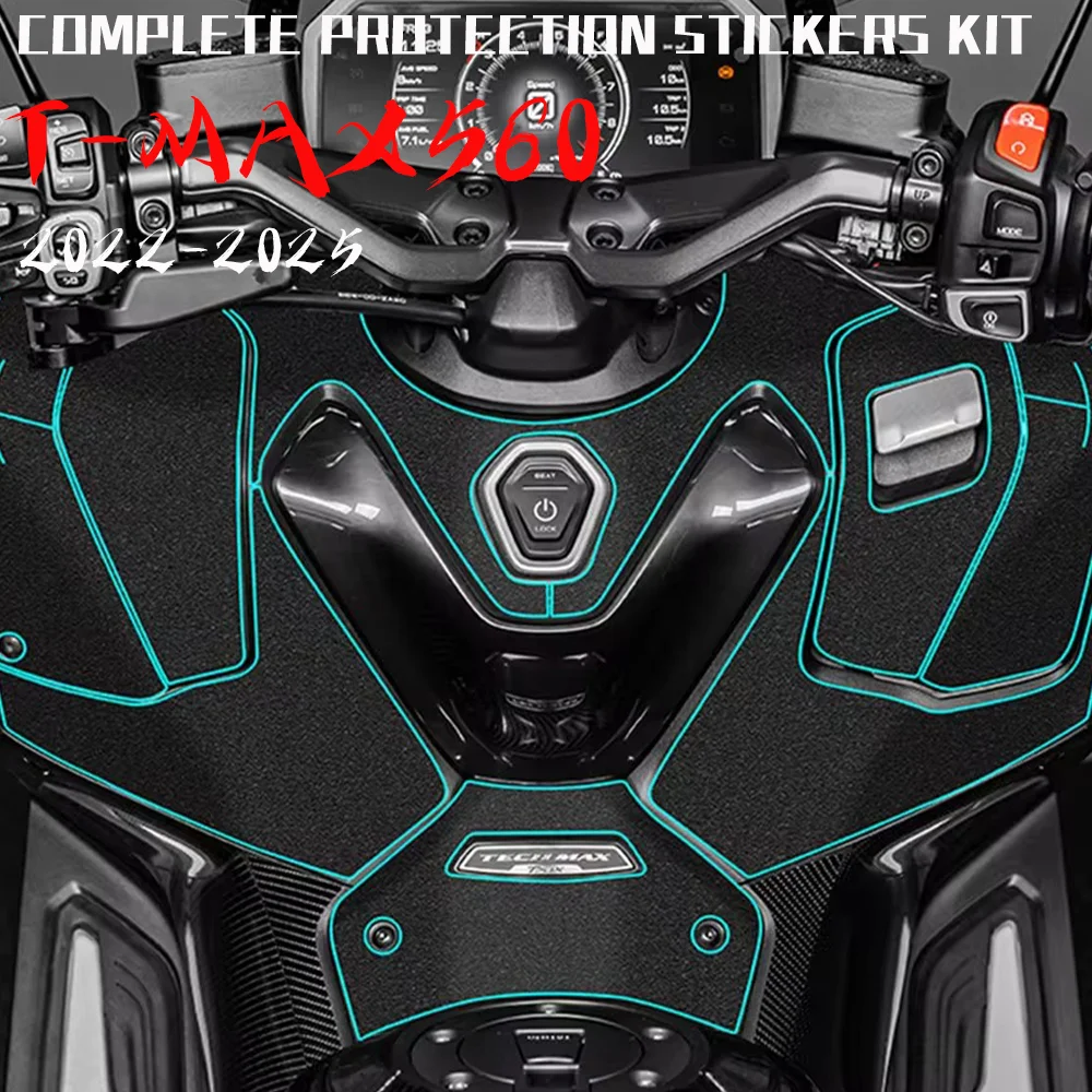 

Motorcycle 2025 TMAX560 T-MAX560 Thickened Frosted Complete Protection Stickers Kit for YAMAHA TMAX 560 T MAX 560 2022 2023 2025