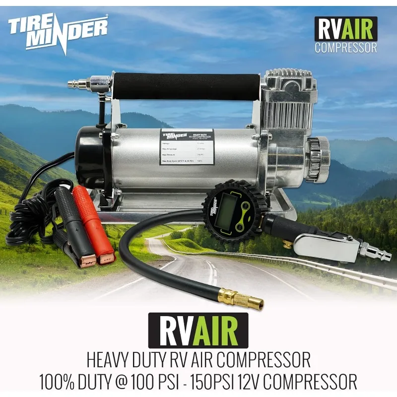 Compressor de ar RV, prata